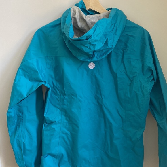 MARMOT PreCip teal small rain jacket - Picture 4 of 6